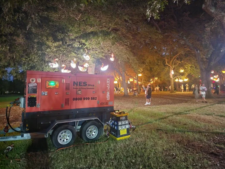 Generator powering the BNZ Auckland Lantern Festival